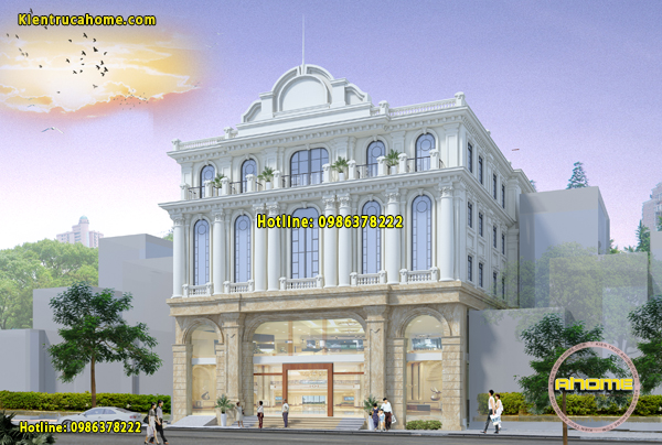 Thiết kế khách sạn cổ điển đẹp tại Phú Quốc AH20027(CĐT: Ông Vũ- Phú Quốc)
