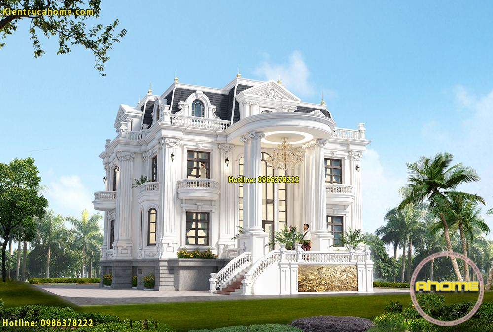 Đánh giá KTS thiết kế biệt thự cổ điển Pháp đẹp nhất 2023 tại Long An 2023