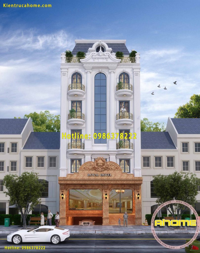 10 mẫu thiết kế khách sạn kiểu Pháp đẹp sang trọng, đẳng cấp nhất Việt Nam