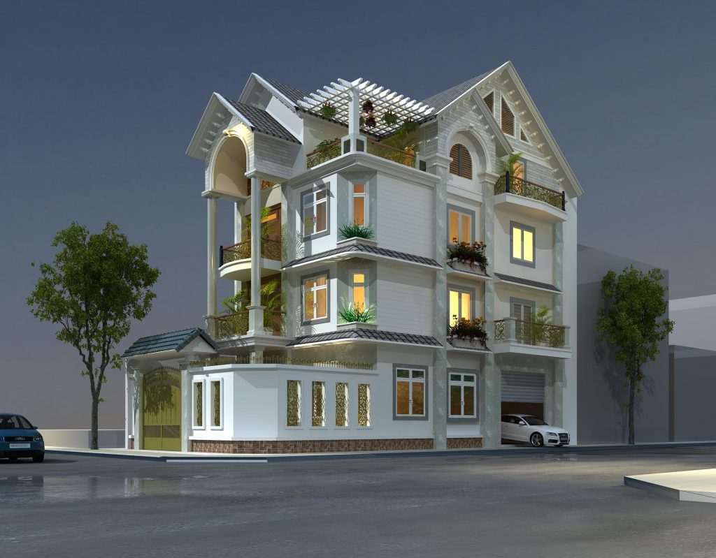 Thi công mẫu nhà phố 4 tầng tại Bình Tân TC20042
