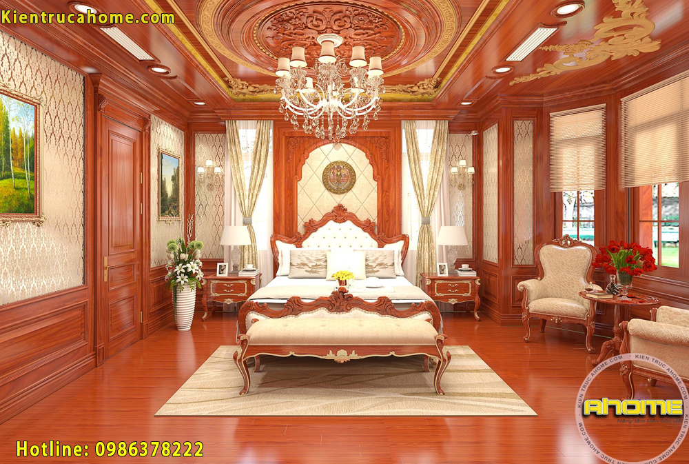 Mẫu nội thất cổ điển gỗ NT20040(CĐT: Ông Lâm- Hưng Yên)