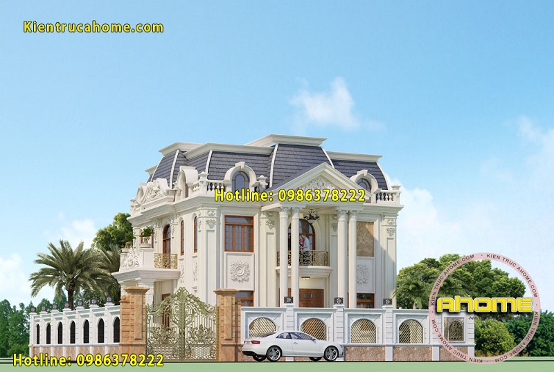 Biệt thự pháp 1 tầng