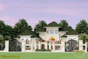 biet thu 1 tang chau au ah21022 biệt thự đơn lập
