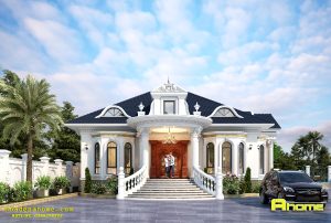 mau nha vuon 1 tang Biệt thự 1 tầng