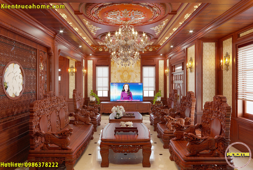 Mẫu nội thất gỗ cổ điển tại Hưng Yên NT20040 2 mau noi that go co dien nt20040 2