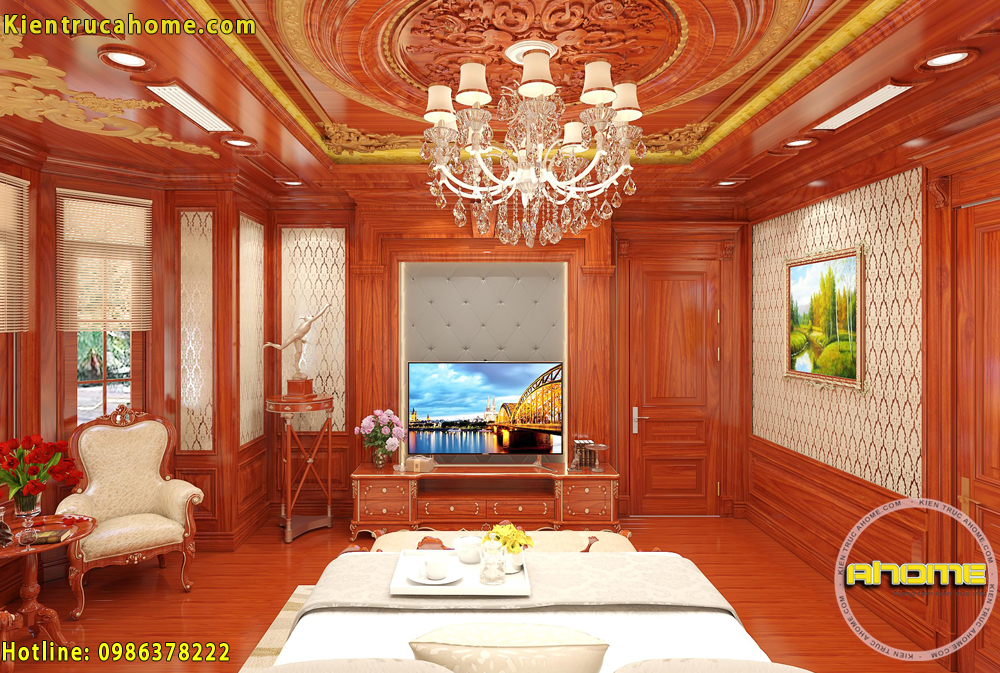 Mẫu nội thất gỗ cổ điển tại Hưng Yên NT20040 8 mau noi that go co dien nt20040 6
