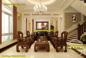 mau thiet ke noi that tan co dien dep nt20019 1 nội thất biệt thự