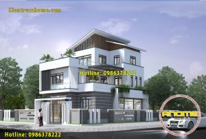 biet thu 3 tang hien dai tuyet dep 3 Biệt thự hiện đại