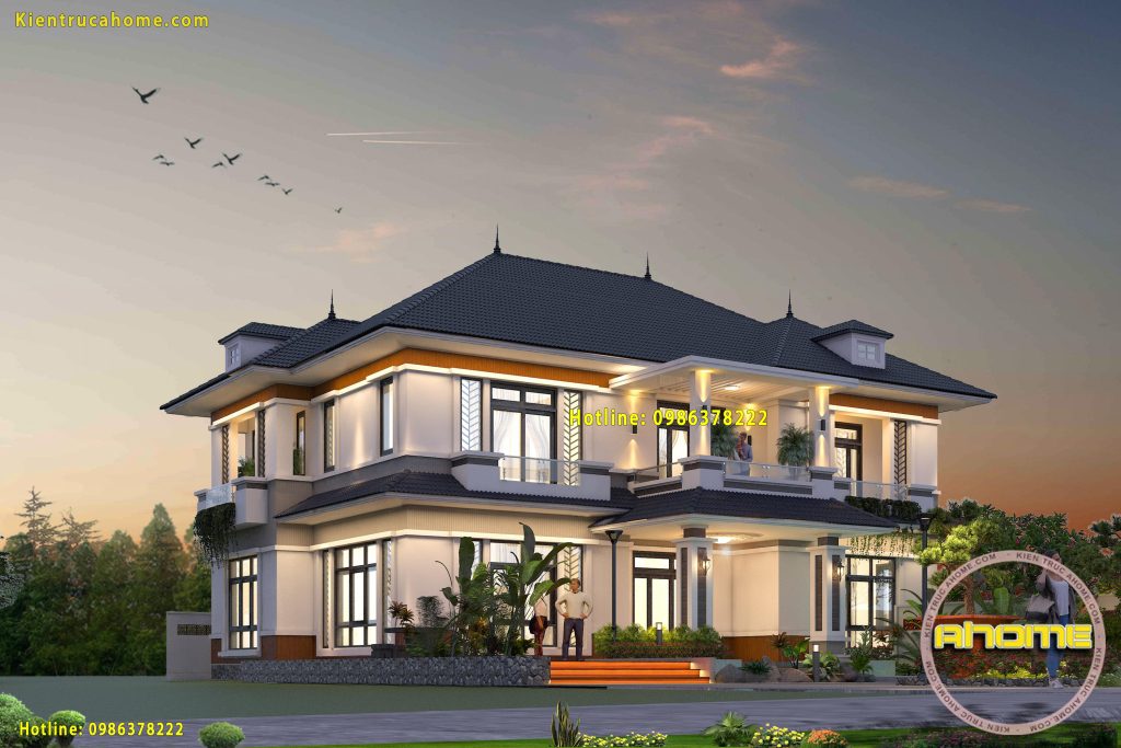 mau biet thu 2 tang hien dai nha vuon ah20142 3 1