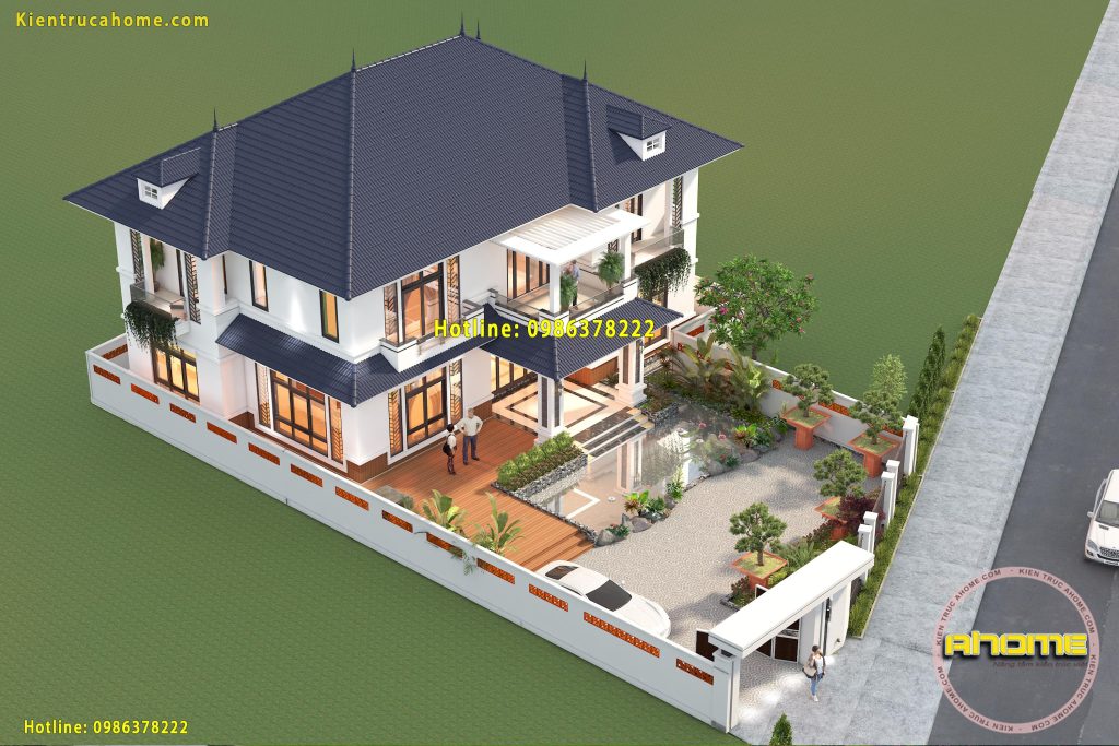 Mẫu biệt thự 2 tầng Hiện đại nhà vườn AH20142 5 mau biet thu 2 tang hien dai nha vuon ah20142 5