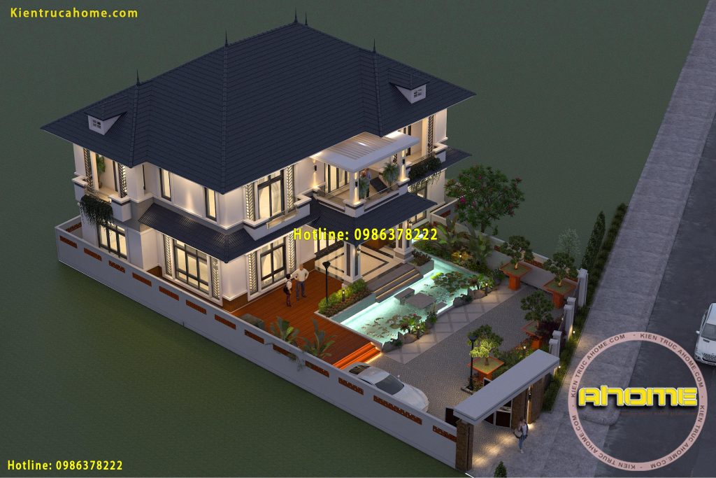 Mẫu biệt thự 2 tầng Hiện đại nhà vườn AH20142 6 mau biet thu 2 tang hien dai nha vuon ah20142 6