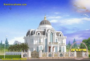 mau biet thu 3 tang kieu phap AH20056 2