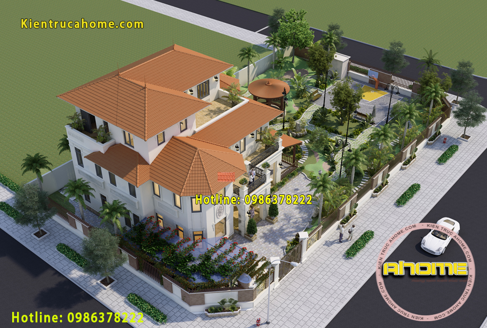 mau biet thu 3 tang phong cach Bac Au ah20127 4
