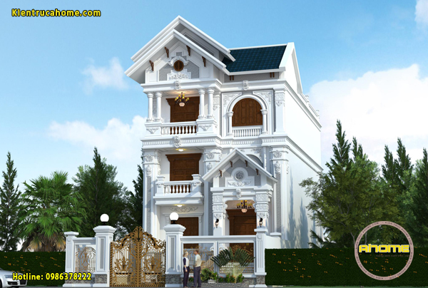 Ý tưởng thiết kế và thi công biệt thự kiểu Pháp hiện nay