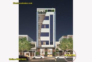 mau nha van phong hien dai 1 Thiết kế khách sạn