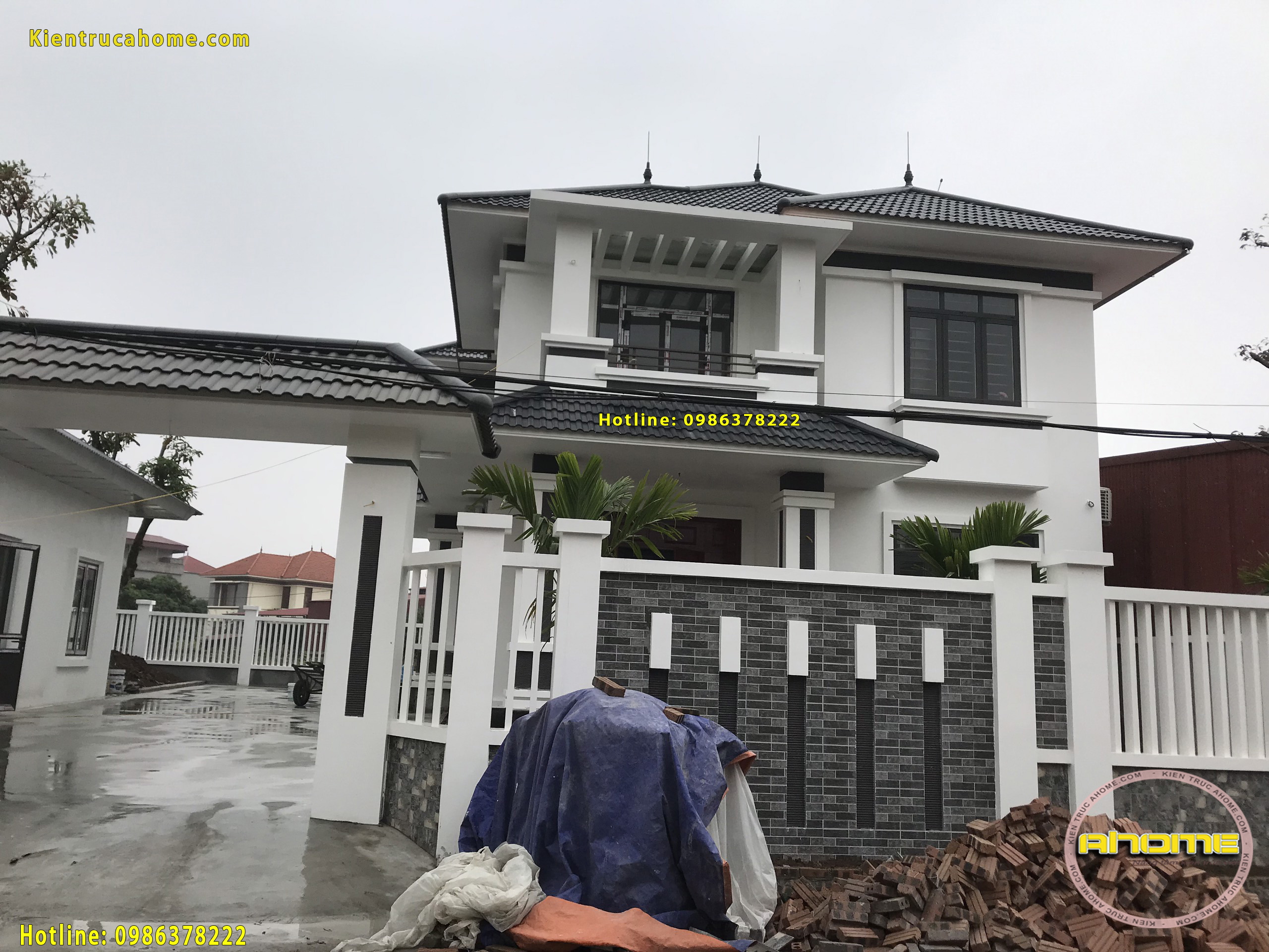 Biệt thự 2 tầng đẹp diện tích 100m2 thiết kế thông minh