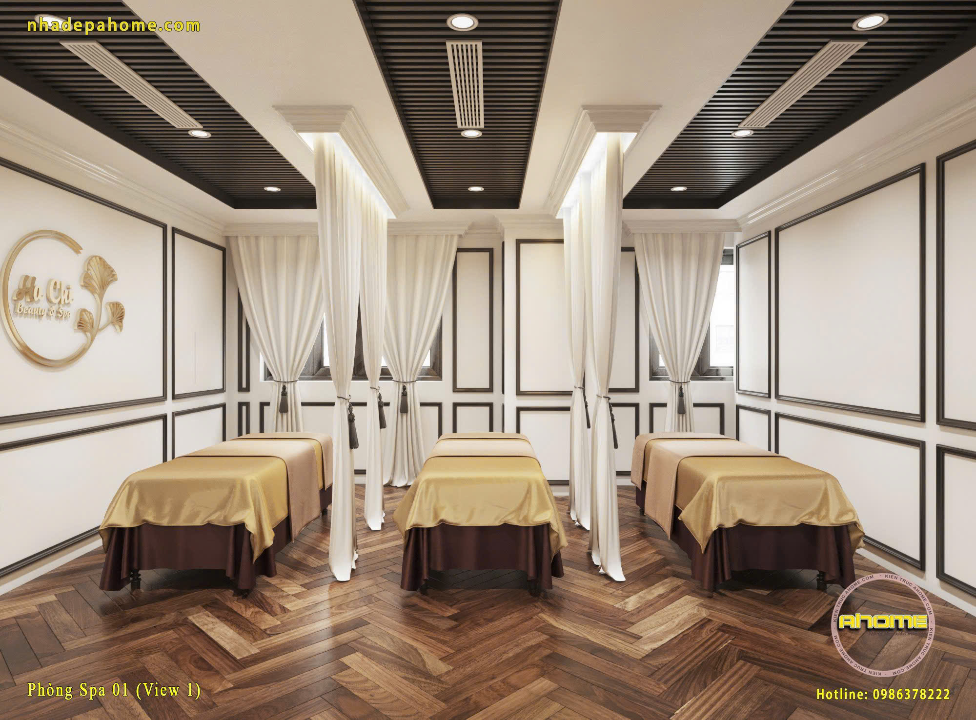 thiet ke noi that spa cao cap 6