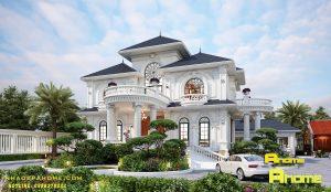 biet thu 2 tang dep 2 biệt thự tân cổ điển