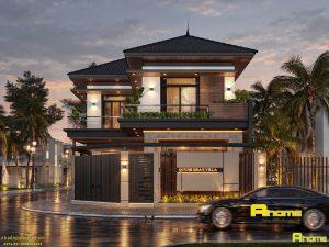 biet thu 2 tang hien dai chu l 2